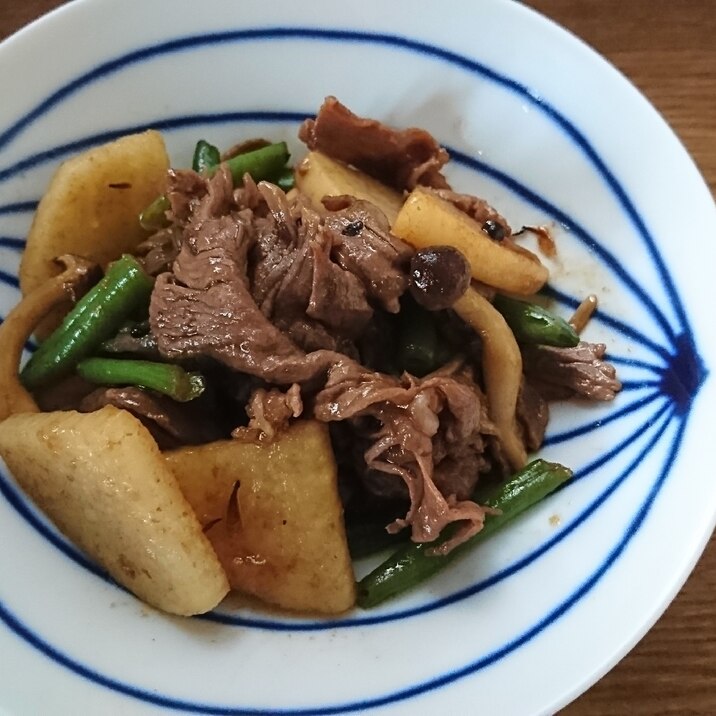 長芋の食感がおいしい☆牛肉と長芋の炒め物